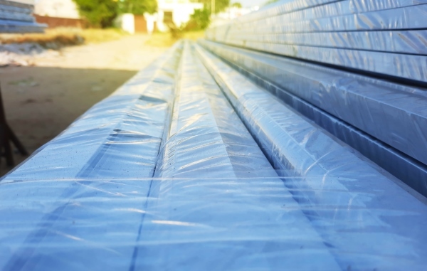 Polythene Sheeting protecting Materials